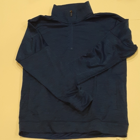 adidas Men's Athletics Team Issue 1/4 Zip Long Sle - Picture 1 of 6